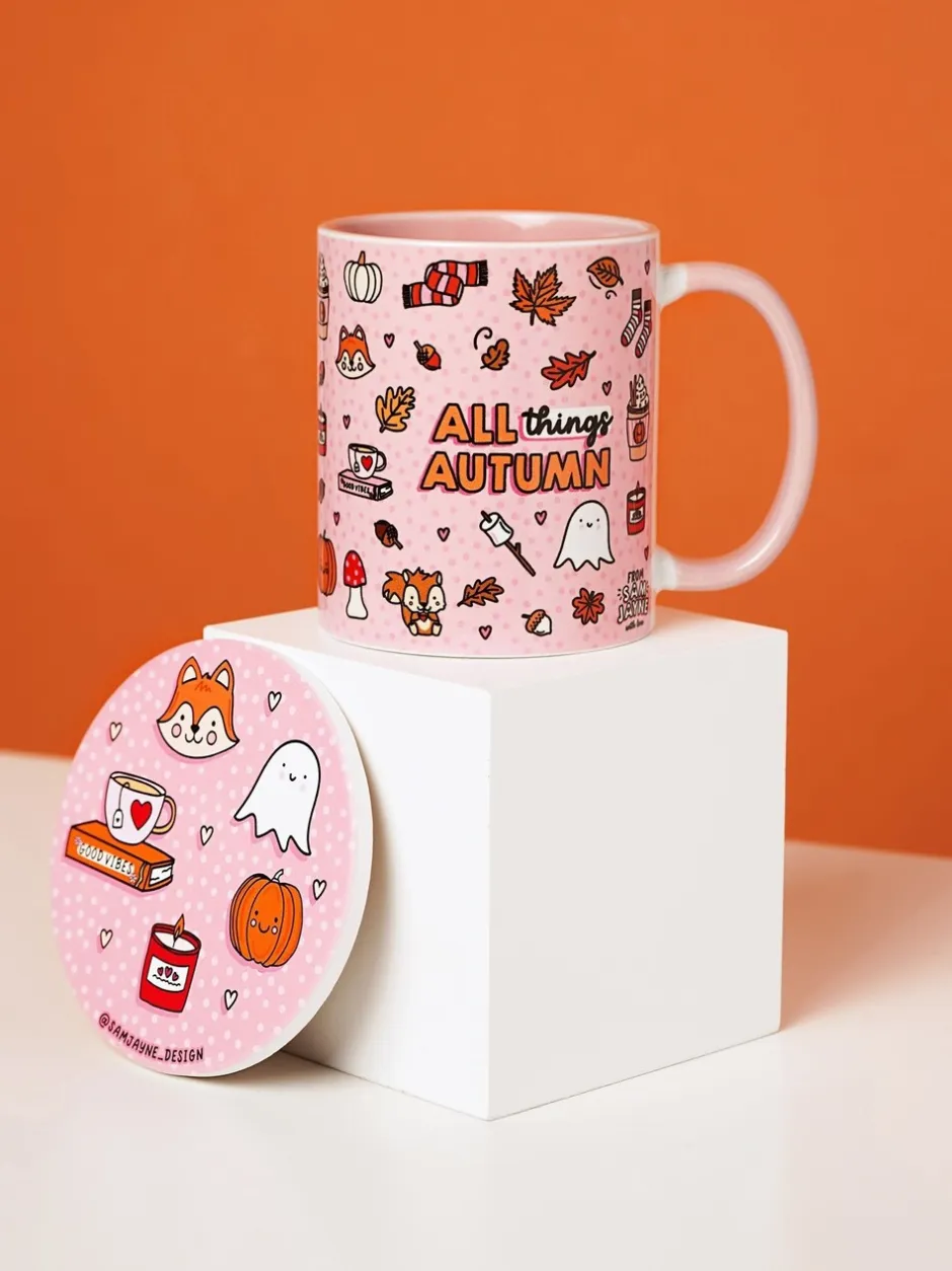 Mokken En Koppen|Next Sam Jayne All Things Autumn Mug Set