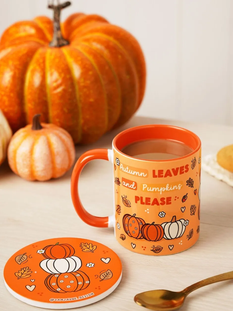 Mokken En Koppen|Next Sam Jayne Autumn Leaves Gift Set