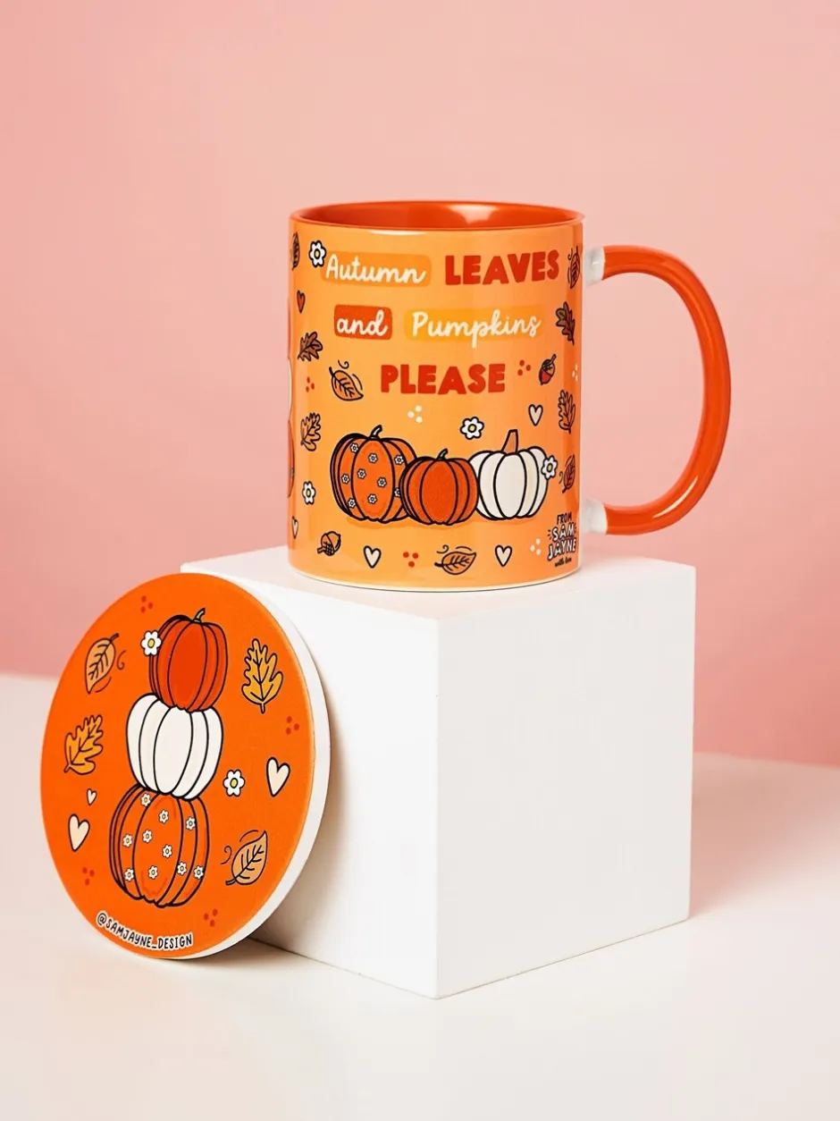Mokken En Koppen|Next Sam Jayne Autumn Leaves Gift Set