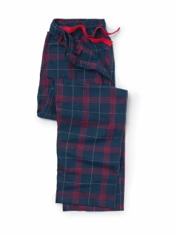 Pyjama's*Savile Row Company Window Check Brushed Cotton Twill Pyjama Bottoms
