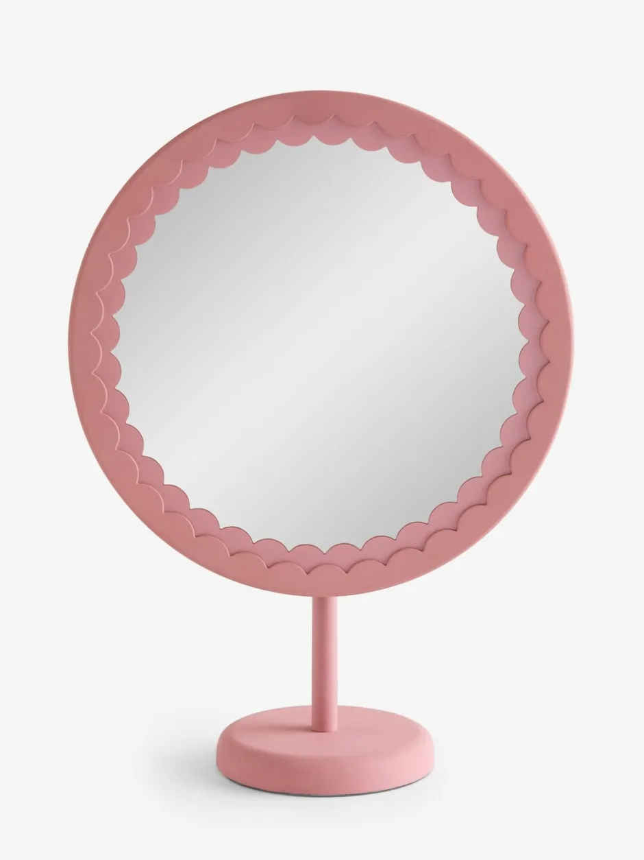 Spiegels|Badkameraccessoires|Next Scallop Round Dressing Table Mirror