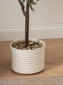 Kunstbloemen*Scottish Everlastings Ltd Artificial Olive Tree in Ceramic Pot