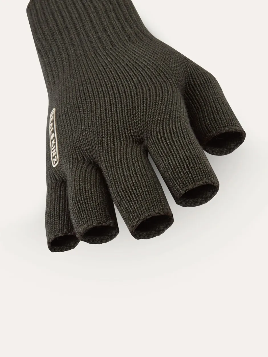Mutsen, Sjaals En Handschoenen|Sealskinz Thornham Solo wanten van merinowol in groen