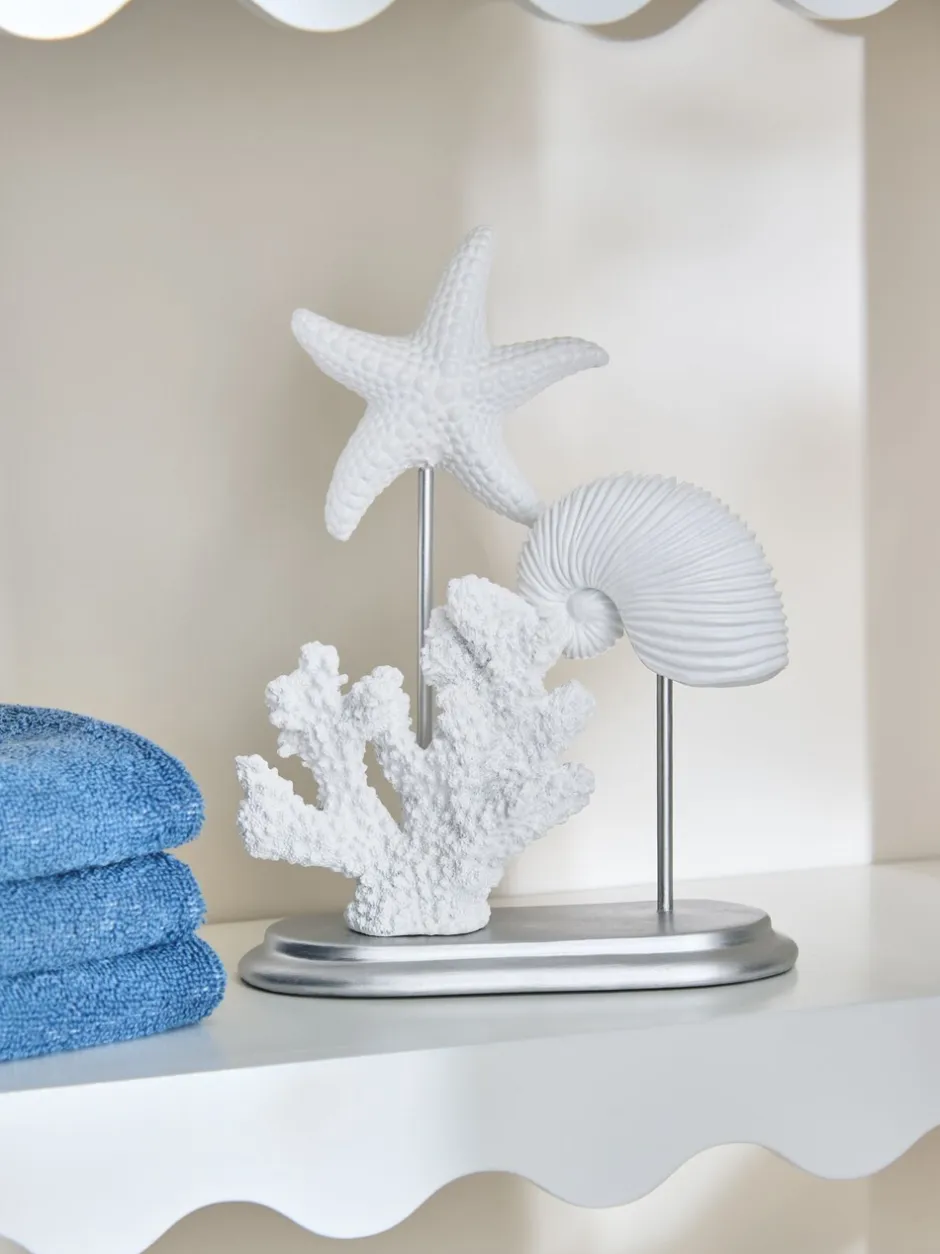 Decoraties*Next Seashell Stand Bathroom Ornament
