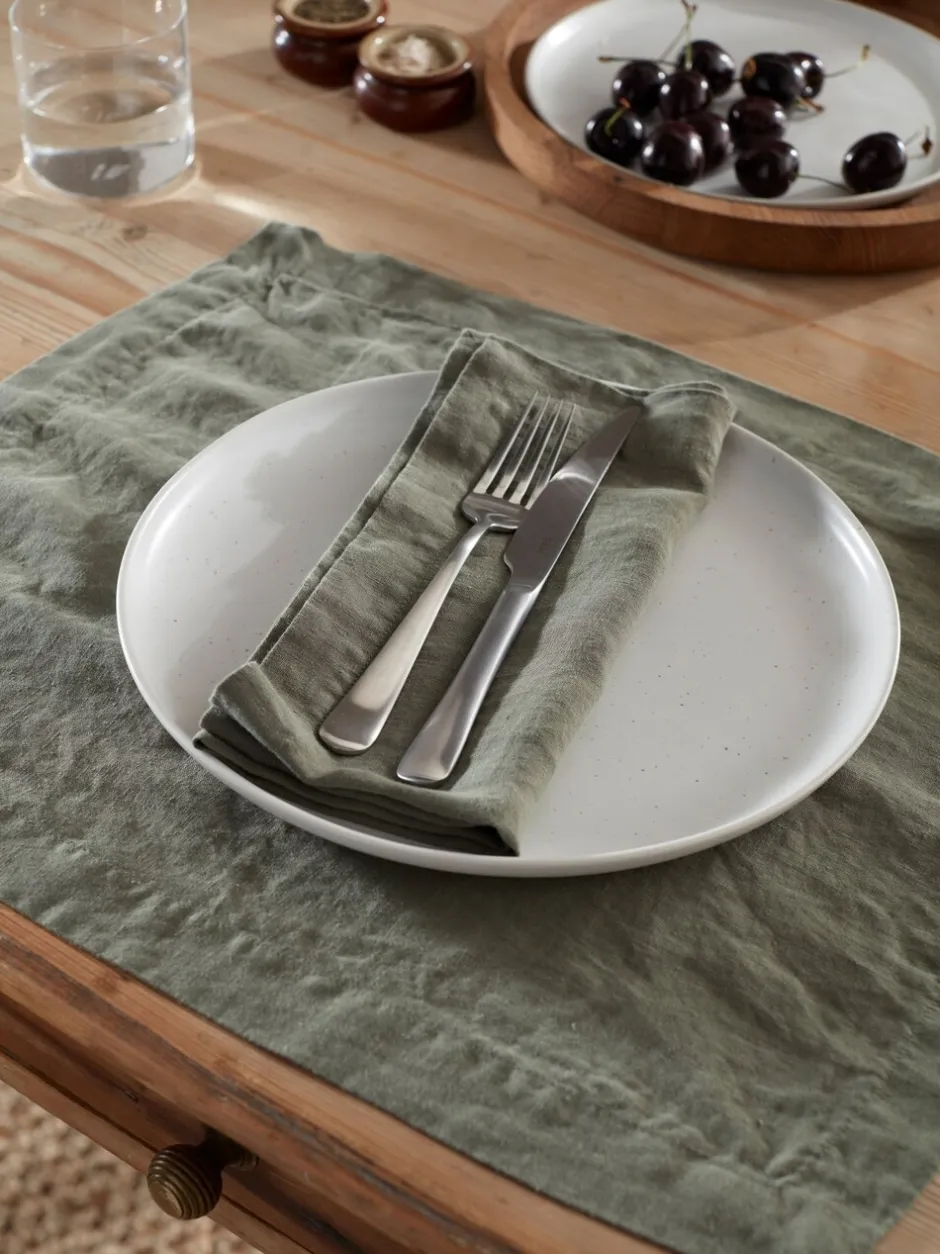 Tafellinnen En Placemats |Secret Linen Store Sid Strepen 100% linnen Placemats