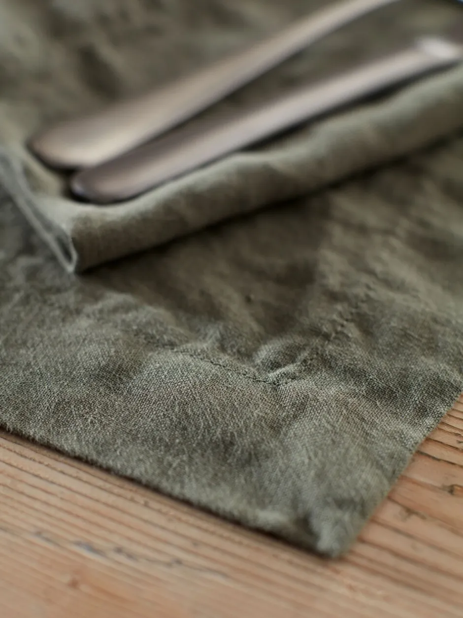 Tafellinnen En Placemats |Secret Linen Store Sid Strepen 100% linnen Placemats