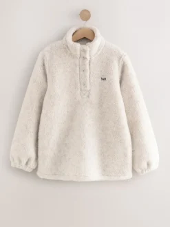 Hoody's En Sweatshirts|self. Buttons Neck Jumper