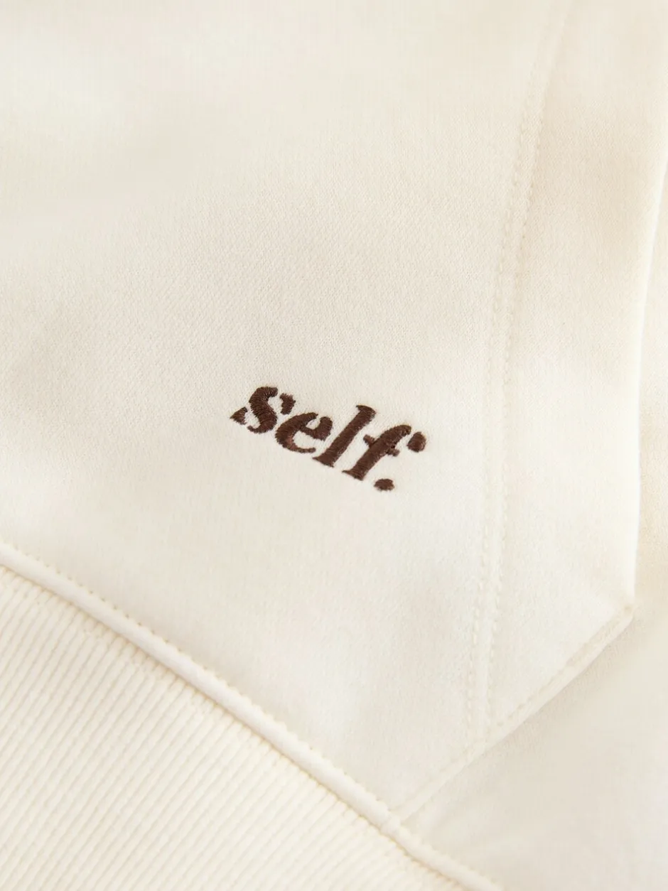Hoody's En Sweatshirts|self. Half Zip Collar Sweatshirt