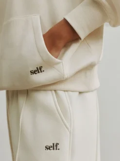 Hoody's En Sweatshirts|self. Half Zip Collar Sweatshirt