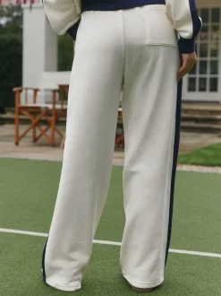 Leggings En Joggingbroeken*self. joggingbroek met wijde pijpen