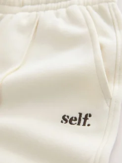 Leggings En Joggingbroeken*self. joggingbroek met wijde pijpen