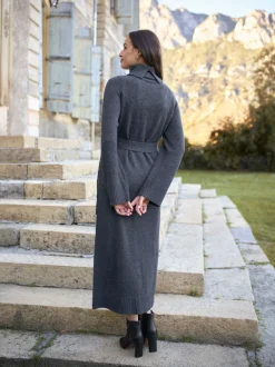 Gebreide Kleding|Jurken*Seraphine 100% Merino Wool Maternity Knit Dress