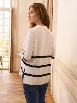 Gebreide Kleding|Moederschap|Seraphine Cosy Wool Blend Maternity Collared Jumper