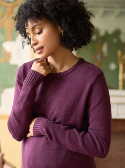 Gebreide Kleding|Moederschap*Seraphine Cotton Blend Maternity & Nursing Jumper & Shirt