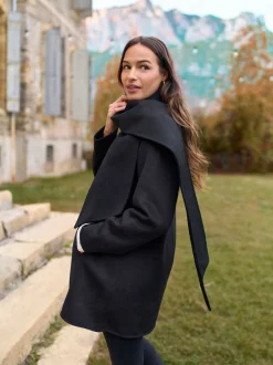 Jassen En Jacks|Moederschap|Seraphine Double Breasted Wool Maternity Coat