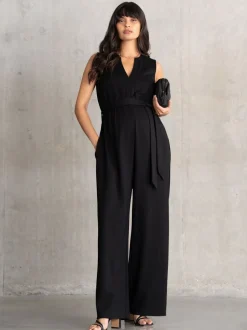 Jumpsuits En Playsuits|Moederschap|Seraphine Maternity Black Jumpsuit