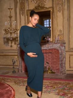Jurken|Moederschap|Seraphine Maternity Knitted Dress