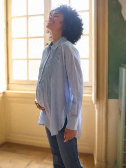 Blouses En Overhemden|Tops En T-Shirts|Seraphine Maternity Pintuck Shirt