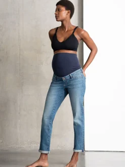 Jeans|Moederschap|Seraphine premium zwangerschapsjeans van biologisch katoen met ruimvallende pasvorm
