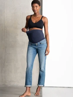 Jeans|Moederschap|Seraphine premium zwangerschapsjeans van biologisch katoen met ruimvallende pasvorm