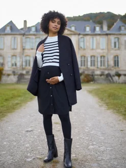 Gebreide Kleding|Jurken*Seraphine zwangerschap & gebreide topjurk voor borstvoeding