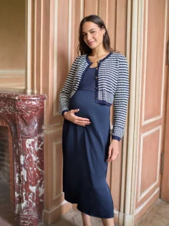 Gebreide Kleding|Jurken|Seraphine zwangerschap & gebreide topjurk voor borstvoeding