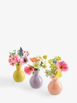 Kunstbloemen|Next Set of 3 Artificial Spring Flowers in Glass Vases