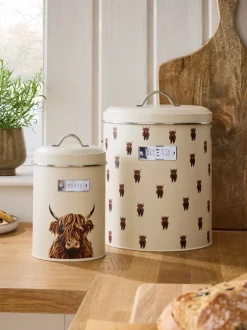 Keukenopslag|Next Set of 2 Bread bin and Treat Storage Jars