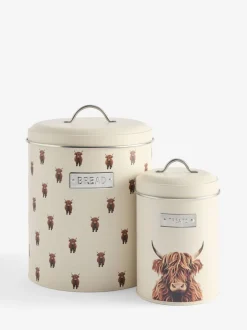 Keukenopslag|Next Set of 2 Bread bin and Treat Storage Jars