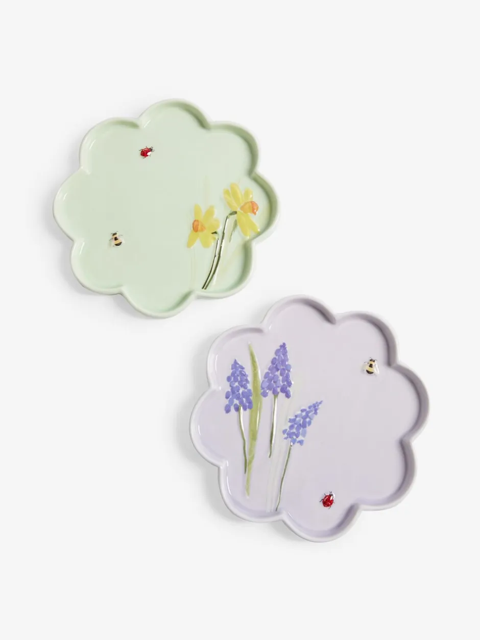 Tafelgerei|Eetservies En Pastaschalen*Next Set of 4 Flower