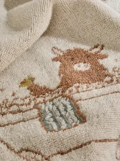 Handdoeken En Badmatten*Next Set of 2 Hamish The Highland Cow Face Cloths
