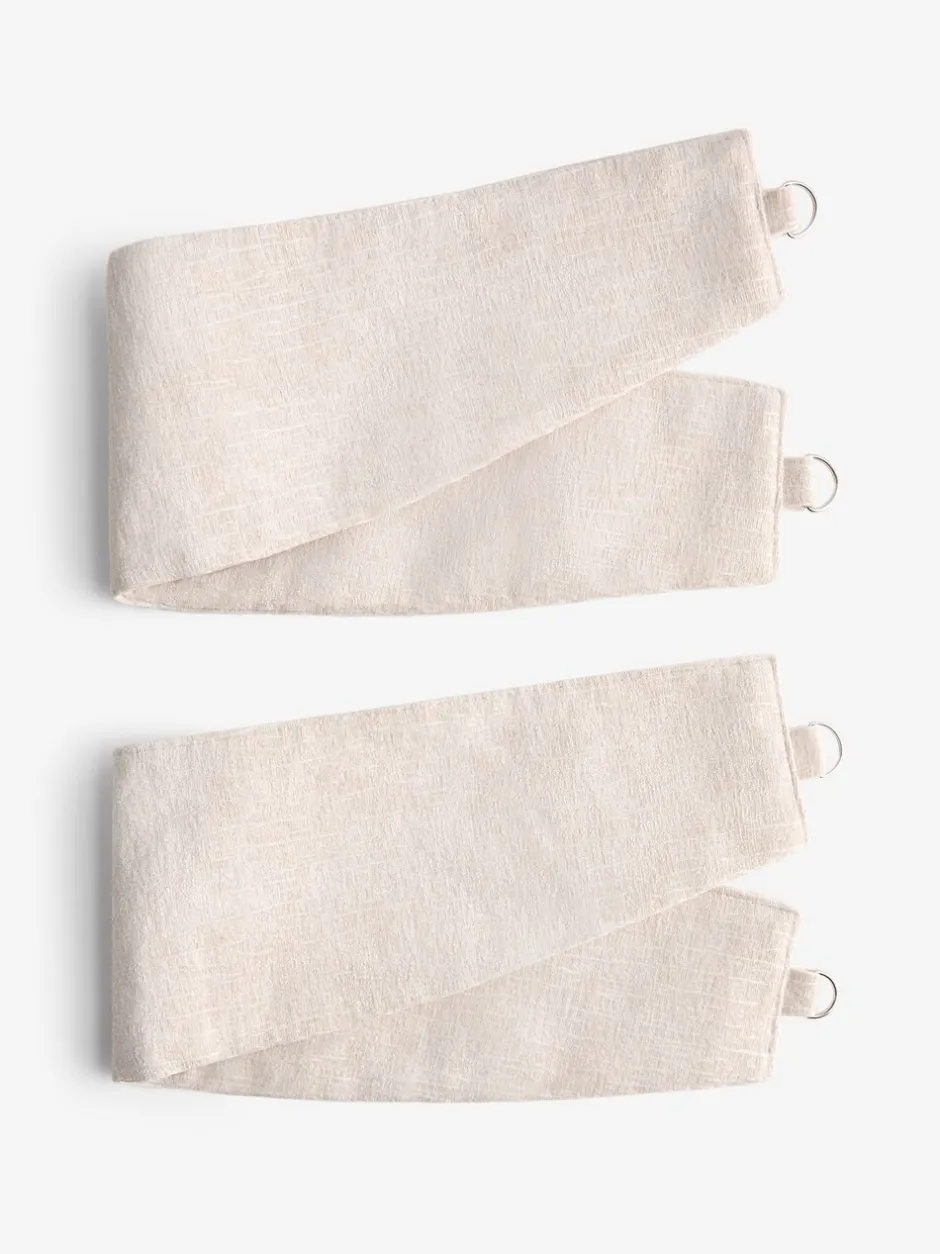 Gordijnroedes En -Accessoires*Next Set of 2 Heavyweight Chenille Curtain Tie Backs Natuurlijk licht