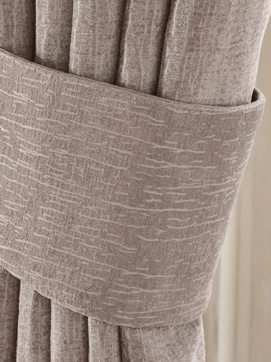 Gordijnroedes En -Accessoires*Next Set of 2 Heavyweight Chenille Curtain Tie Backs Natuurlijk
