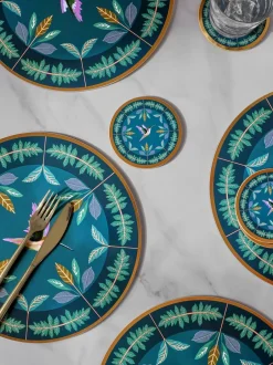 Tafellinnen En Placemats |Tafelgerei*Next Set of 4 Hummingbird Placemats and Coasters