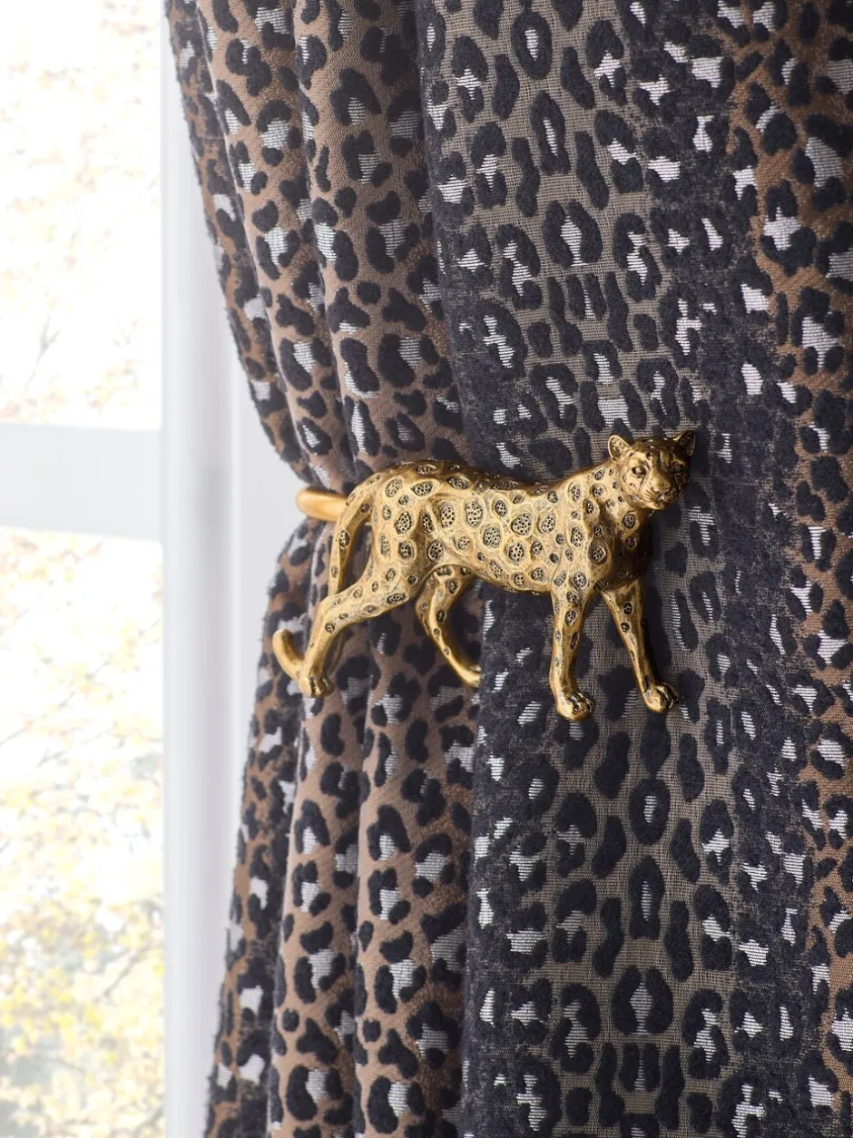 Gordijnroedes En -Accessoires*Next Set of 2 Leopard Print Curtain Holdbacks