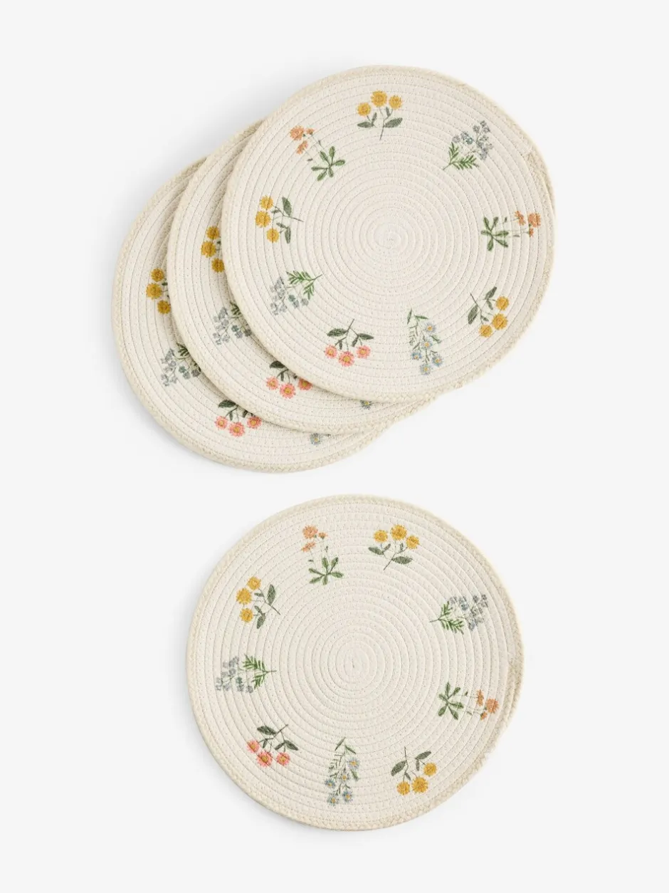 Tafellinnen En Placemats |Tafelgerei*Next Set of 4 Maisie Floral Placemats