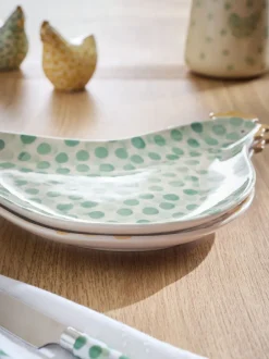 Eetservies En Pastaschalen|Next Set of 2 Pat and Peggy Chicken Side Plates