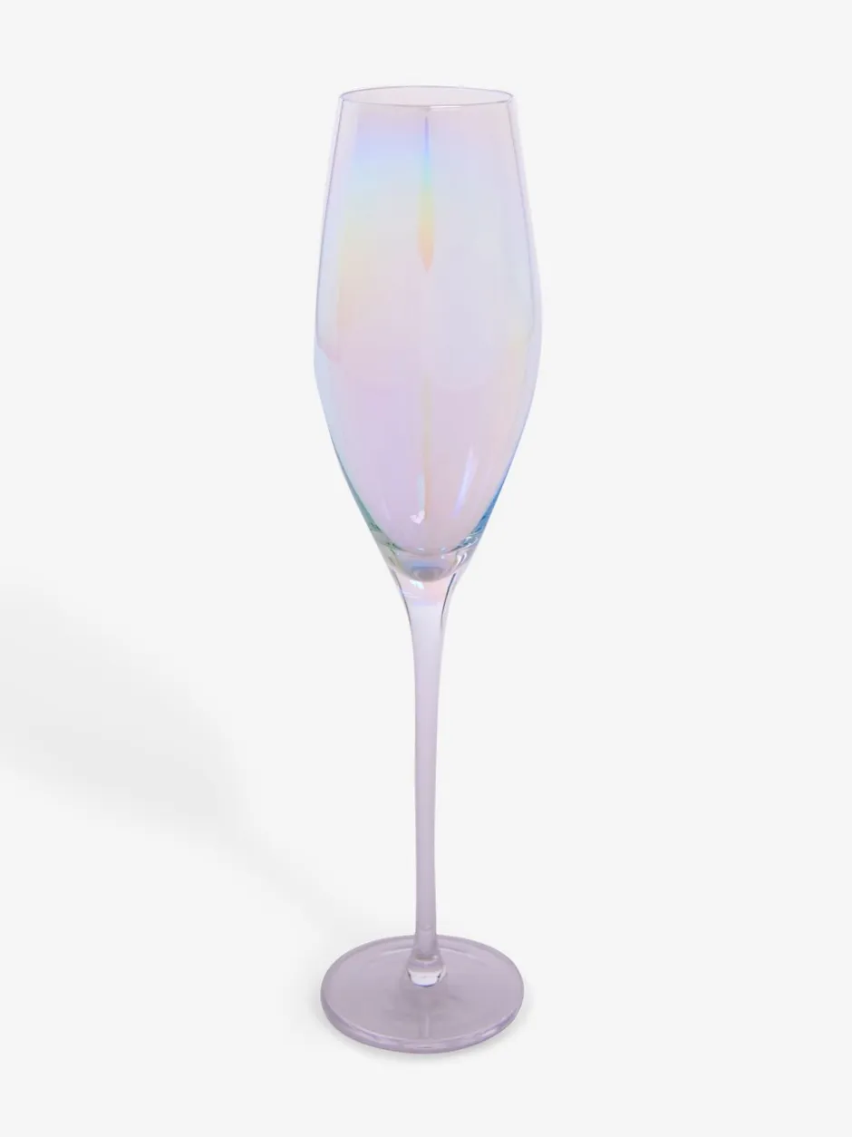 Glas|Tafelgerei|Next Set of 4 Vienna Crystal Champagne Flutes