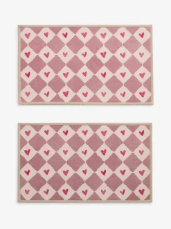 Deurmatten|Vloerkleden En Lopers|Next Set of 2 Washable Heart Print Doormats