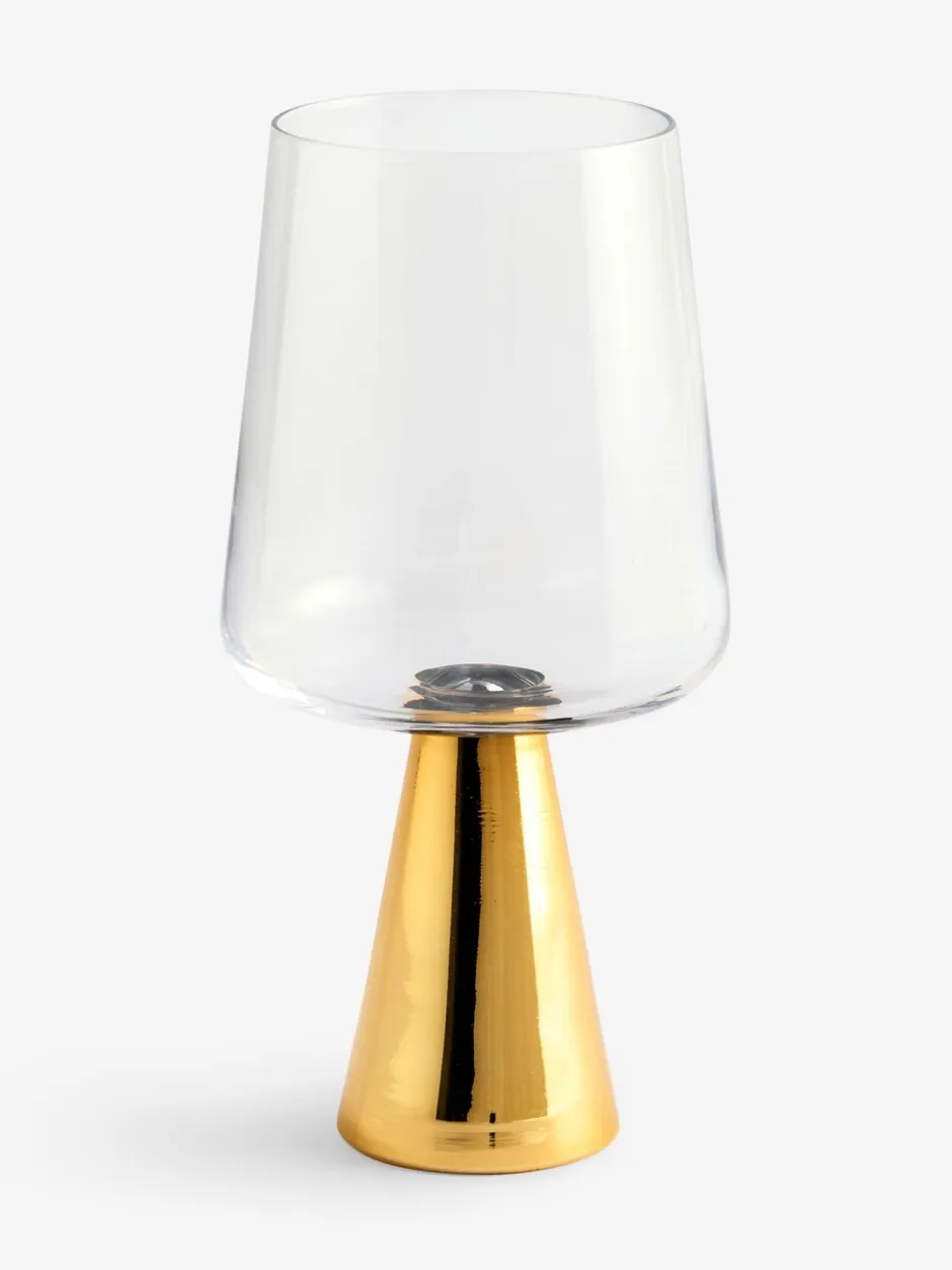 Glas|Tafelgerei*Next Set van 2 Aubrie wijnglazen Goud