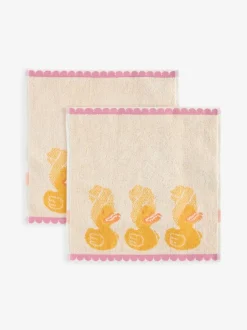 Handdoeken En Badmatten*Next Set van 2 Duck Spa gezichtsdoekjes