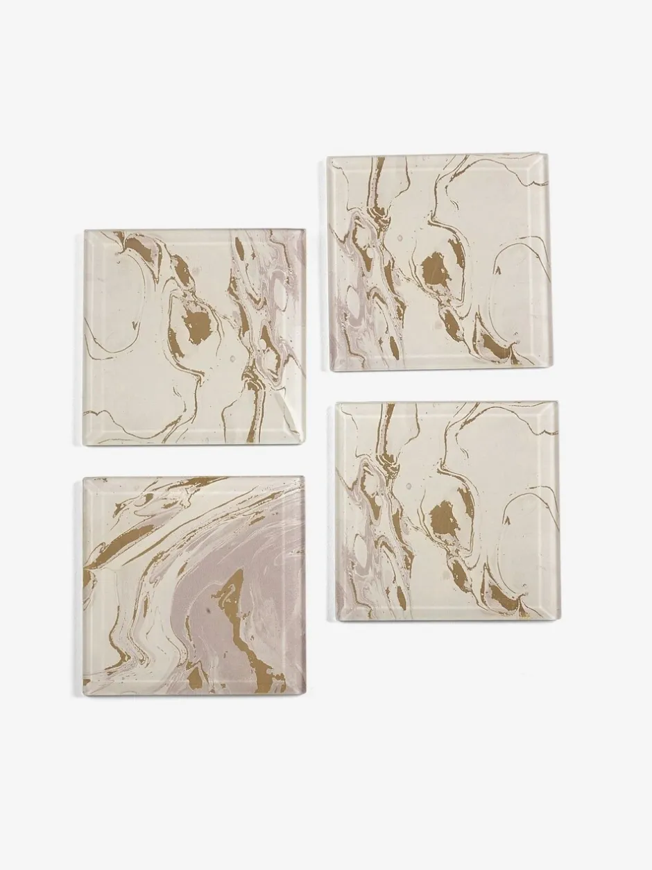 Tafellinnen En Placemats *Next Set van 4 Galaxy onderzetters van glas Natuurlijk