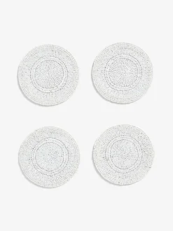 Tafellinnen En Placemats |Next Set van 4 kralenonderzetters