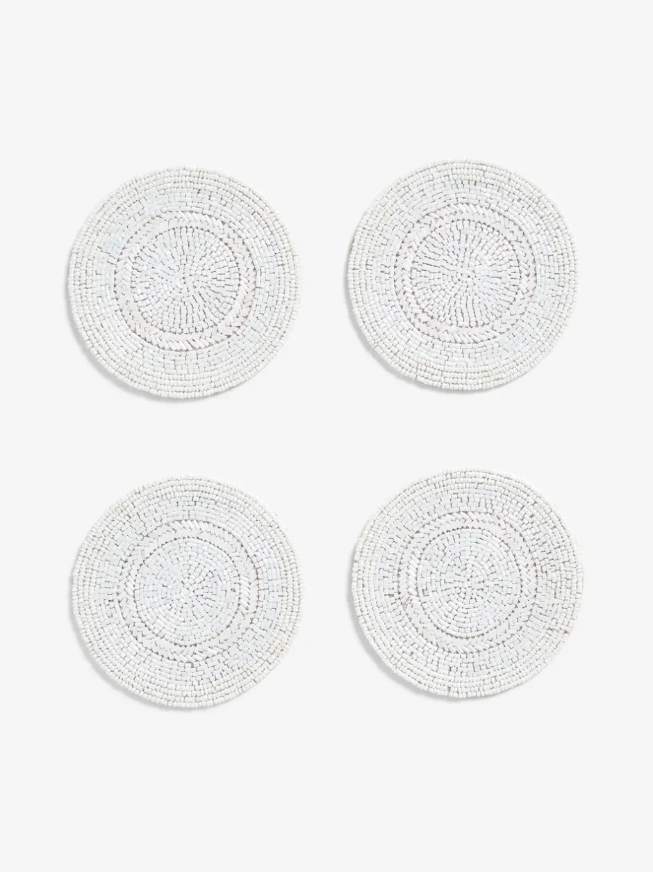 Tafellinnen En Placemats |Next Set van 4 kralenonderzetters