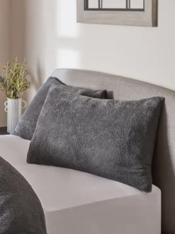 Beddenlakens En Kussenslopen|Next Set van 2 kussenslopen van badstof-fleece
