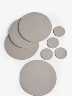 Tafelgerei|Tafellinnen En Placemats |Next Set van 4 omkeerbare placemats en onderzetters van imitatieleer