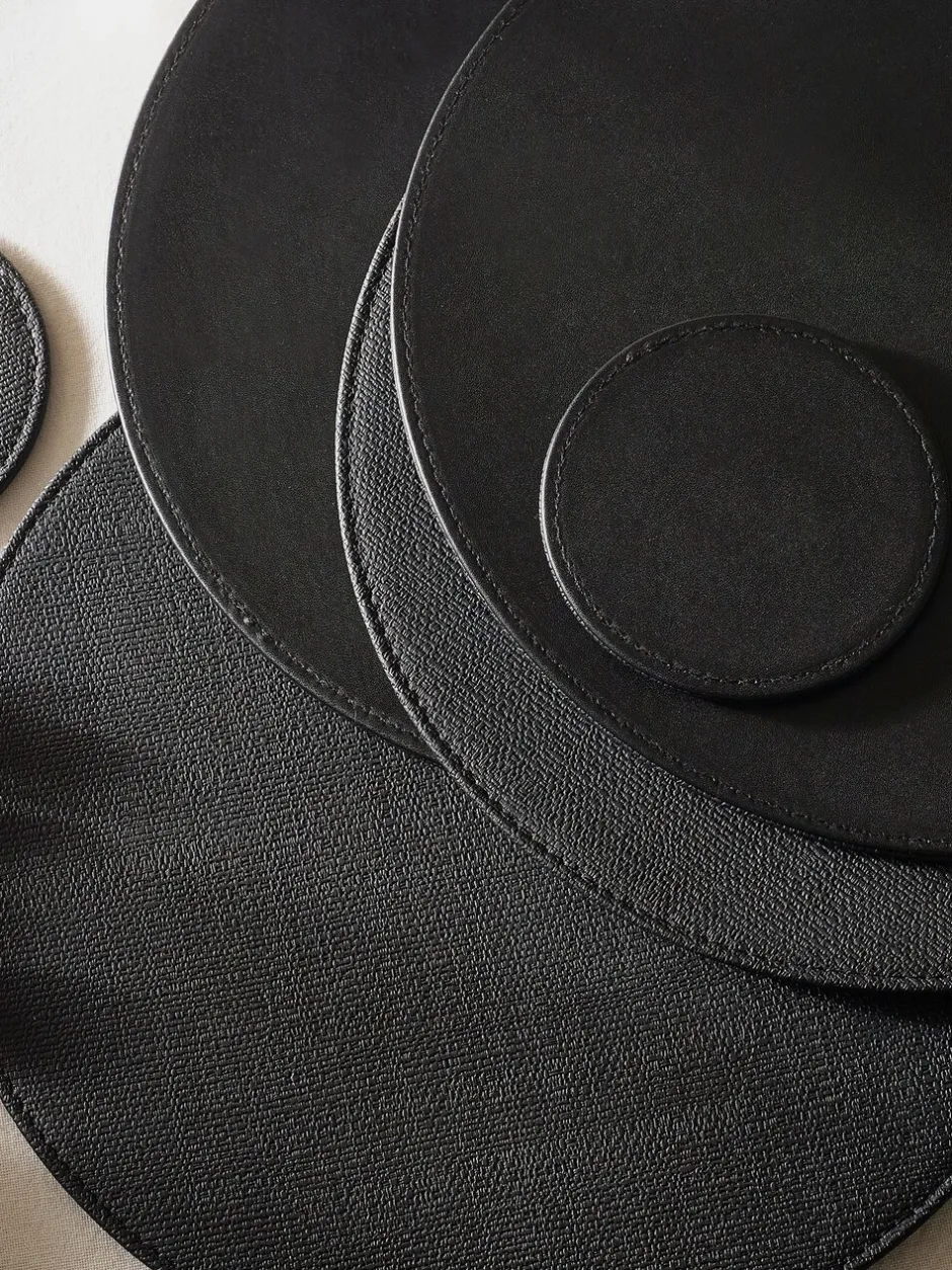 Tafellinnen En Placemats |Tafelgerei*Next Set van 4 omkeerbare placemats en onderzetters van imitatieleer
