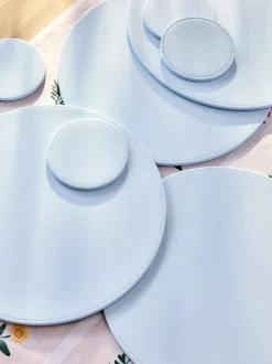 Tafellinnen En Placemats |Next Set van 4 omkeerbare placemats en onderzetters van imitatieleer