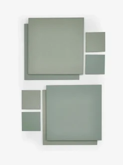 Tafellinnen En Placemats *Next Set van 4 omkeerbare placemats en onderzetters van imitatieleer Grijs-groen