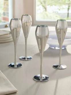 Glas*Next Set van 4 Sloane champagneflûtes